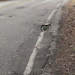 Pothole at 220–276 Goddard Ave