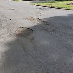 Pothole at 45 Baker Cir, Chestnut Hill