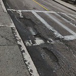 Pothole at 60 Davis Ave