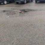 Pothole at 24–76 Tappan St