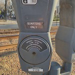 Broken Parking Meter at 42.34 N 71.12 W