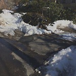 Unshoveled/Icy Sidewalk at 4–98 Leicester St