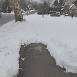 Unshoveled/Icy Sidewalk at 518 Newton St, Chestnut Hill