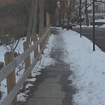 Unshoveled/Icy Sidewalk at 54 Atherton Rd