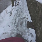 Unshoveled/Icy Sidewalk at 21 Atherton Rd