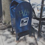 Graffiti at 1501 Beacon St