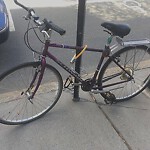 Abandoned Bike at 1415–1417 Beacon St