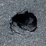 Pothole at 72 Davis Ave